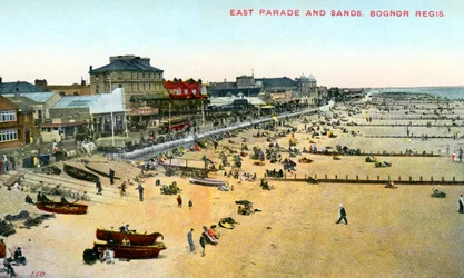 East Parade and Sands, Bognor Regis, West Sussex, 1950