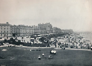 Eastbourne - Generel udsigt fra Wish Tower, 1895