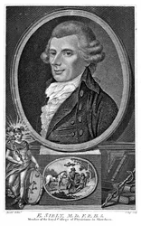 Ebenezer Sibly, britisk astrolog og læge, slutningen af det 18. århundrede