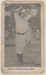 Eddie Plank, Philadelphia, American League, fra baseballspillersættet W500, ca. 1915.