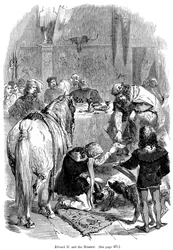 Edward II og minstrel