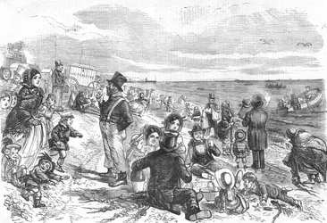 Otte timer ved havet, 1856