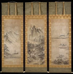Otte udsigter over floderne Xiao og Xiang, 1500-tallet.