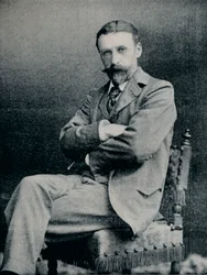 Emile Claus, fra et fotografi, c1899