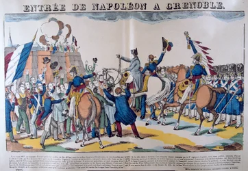 Entré af Napoleon til Grenoble, marts 1815, 1800-tallet