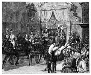 Prinsessen Alexandras indtog i London, slutningen af det 19. århundrede