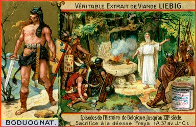 Episoder i Belgiens historie frem til det 13. århundrede: Boduognatus, ca. 1900