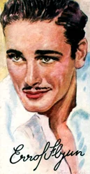 Errol Leslie Thomson Flynn, 1909-1959, australsk filmskuespiller, 20. århundrede