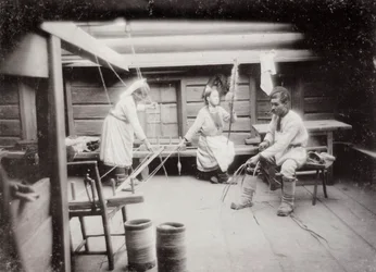 Mari-folkets hverdag, Rusland, c1880