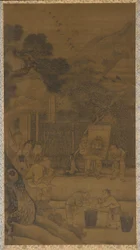 Uddrivelse af dæmoner fra huset, Ming-dynastiet, 1500-tallet.