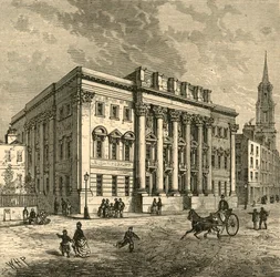Eksteriør af Goldsmiths Hall, 1897.