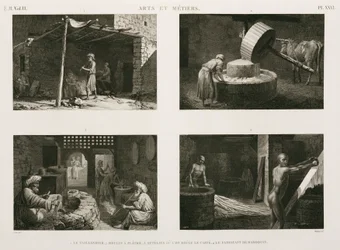 Fabrikation, Andet Forskellige sommerhusindustrier, Egypten, c 1798