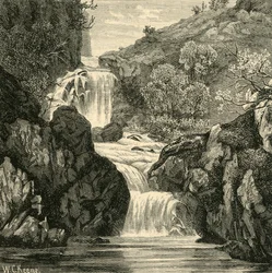 Fall in the Devils Glen, 1898.