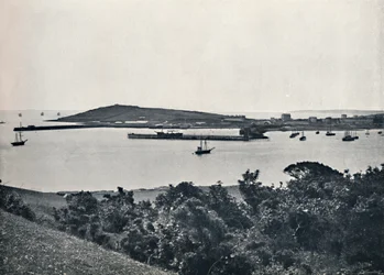 Falmouth - General View, fra Pendennis, 1895