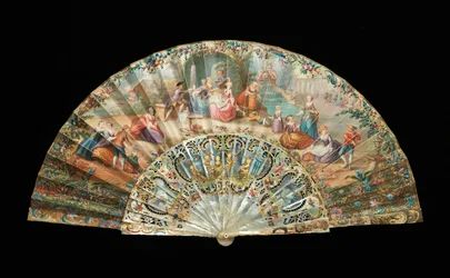 Fan, 1870-90.