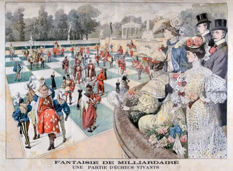 Fantasy of a milliardær: et menneskeligt skakspil, 1904