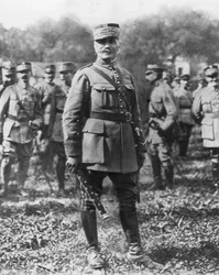 Ferdinand Foch, fransk general og allieret øverstbefalende i Første Verdenskrig, 1918