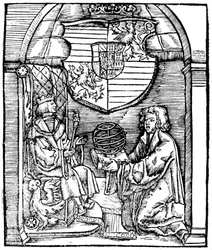 Ferdinand I, den hellige romerske kejser, og Johann Vogelin, Wien, 1529
