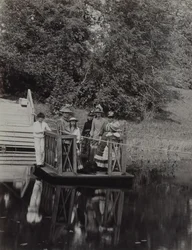Færge ved Pyotr Durnovo Dacha i Petersborg, 1880
