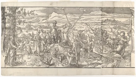 Festival of the New Moon fra frisen Ces Moeurs et fachons de faire de Turcz Customs ..., 1553.