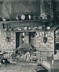 Pejs i biblioteket hos Mr. Louis C. Tiffany, 1897