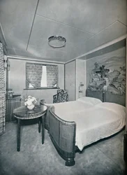 First Class Cabin de Luxe ombord på Victoria, 1931