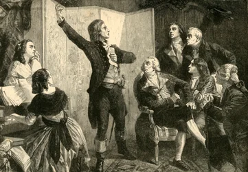 First Singing of the Marseillaise af Rouget De Lisle, 1792, 1890.