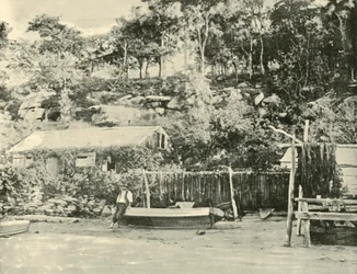 Fishermans Hut, Como., 1901.