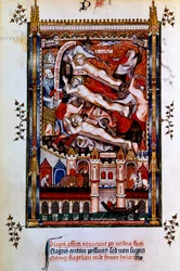 Flagelering af St. Denis, St. Rustic og St. Eleutherius, 1317
