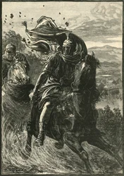Pompejus flyvning fra slagmarken i Pharsalia, 1890.
