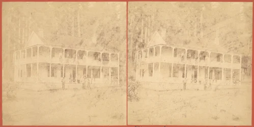 Flume House, Santa Cruz Mountains, 1860