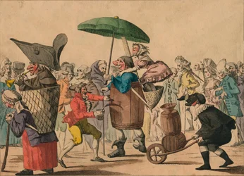 Folies De Carnaval, slutningen af det 18.-begyndelsen af det 19. århundrede.