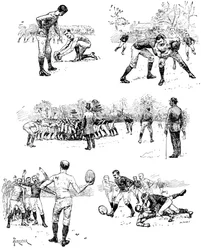 Fodboldskitser, 1887