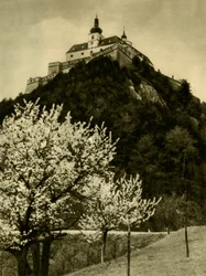 Forchtenstein Slot, Burgenland, Østrig, c1935.