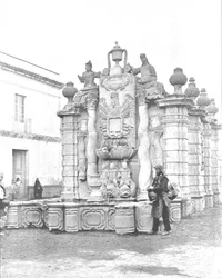 Fountain of the Falling Waters, Mexico City, Mexico, c1900.