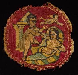 Fire segmenter fra en tunika, 650 - 750.