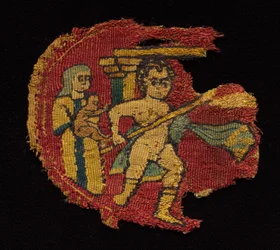 Fire segmenter fra en tunika, 650 - 750.