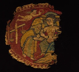 Fire segmenter fra en tunika, 650 - 750.