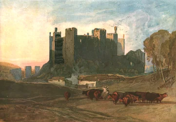 Framlingham Castle, 1828, c1900.