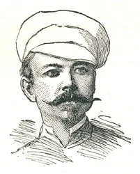 Frederic Villiers, 1851-1922, britisk krigskunstner og krigskorrespondent, 1893.