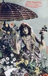 Fransk postkort, c1900