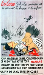 Fransk plakat mod Koreakrigen, 1950