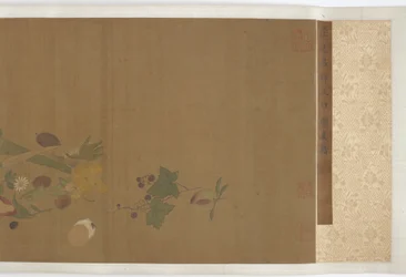 Frugter, grøntsager, blomster og insekter, Ming-dynastiet, 1368-1644.