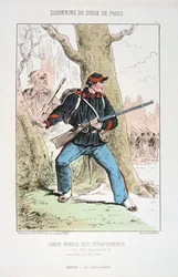 Mobile Guard of the Departments, Belejring af Paris, 1870-1871