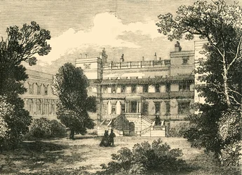 Garden Front of Northumberland House, 1881.