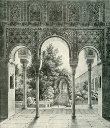 Garden of the Generalife, 1800-tallet, 1907.