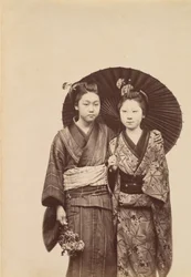 [Geisha-piger], ca. 1880.