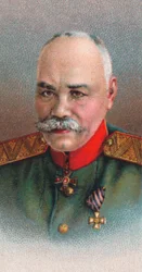 General Mikhail Vasilyevich Alekseev 1857-1918, kejserlig russisk hærgeneral, 1917