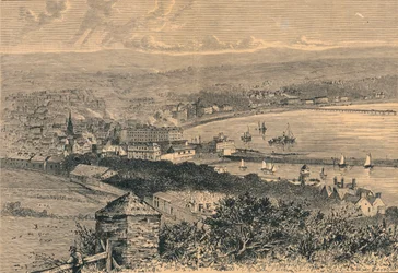 General View of Douglas, 1880
