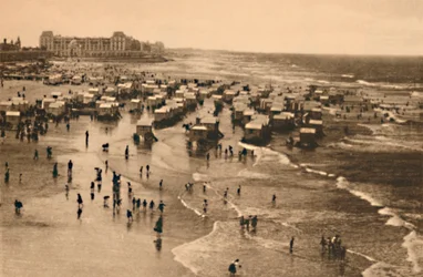 Generelt syn på Stranden ved Bath-tid, c1928